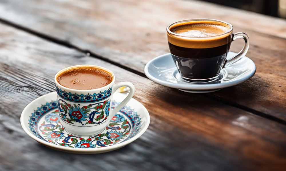 تفاوت قهوه ترک و اسپرسو
